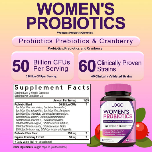 Probiotic Capsules Vegan Probiotics For Women