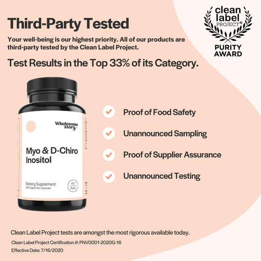Inositol Complex Care Vitamin Capsules
